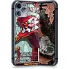 HOSCLANS Custodie protettive per telefoni con cover antiurto in vetro temperato anime (Asuka Langley Sohryu Unit-02,per iPhone 11)