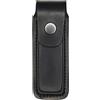 VlaMiTex Fodero per Coltello Tascabile Coltelli Pieghevole Supporto per Multitool Attrenzzi in Pelle Nero (11 x 3 x 1,5 cm - M22)