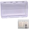 Yxmohala Copertura per prese elettriche per interruttori, prese esterne, impermeabili, autoadesive, 86 tipi, design più ampio, per bagno, casa, esterni, bianco
