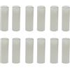 Universal Hardware Distanziatori M6 x 30 mm in nylon bianco, rondelle distanziali in plastica, diametro esterno 12 mm (confezione da 12)