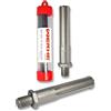 WERHE Adattatore SDS Max a M14, Filettatura Esterna per Corone Diamantate