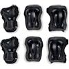 Rollerblade SKATE GEAR 3 PACK, Set di protezioni per pattini in linea, nero, L, adulti unisex