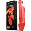 Gorilla Force | Cacciagomme per bici ultra resistenti | Rosso fuoco | Confezione da 2