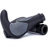 VOANZO Manopole Manubrio MTB per Bicicletta, impugnature ergonomiche Integrate per clacson con Tappi terminali, per Diametro Interno (Nero)