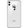 CrazyLemon Custodia per iPhone 11 PRO Max, Custodia Protettiva in Silicone TPU Trasparente con Motivo Panda Creativo - Panda in Alto