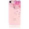 CrazyLemon per iPhone 6 Plus 6S Plus Cover, Custodia Protettiva in Silicone Flessibile in Gomma TP Trasparente per iPhone 6 Plus / 6S Plus 5,5 Pollici - Fiore Rosa