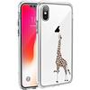 CrazyLemon Custodia creativa per iPhone XR Custodia protettiva in silicone TPU trasparente Cover Case per iPhone XR - Modello 15