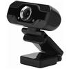 BONKZEBU Webcam 1080P, Webcam Grandangolare Rotante Flessibile, Fotocamera Digitale 3D con Microfono e Riduzione del Rumore, per Aula Online con Computer Desktop
