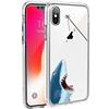 CrazyLemon Custodia Creativa per iPhone XR Custodia Protettiva in Silicone TPU Trasparente Cover Case per iPhone XR - Modello 12