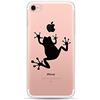 CrazyLemon per iPhone 6S Plus / 6 Plus Custodia, CrazyLemon Custodia protettiva in TPU ibrido flessibile trasparente in gel di TPU per iPhone 6 Plus / 6S Plus - Rana