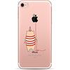 CrazyLemon per iPhone 6S Plus / 6 Plus Custodia, CrazyLemon Custodia protettiva in TPU ibrido flessibile trasparente in gel di TPU per iPhone 6 Plus / 6S Plus - Vista sul retro