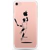 CrazyLemon Per iPhone 6S Custodia, Cover per iPhone 6, CrazyLemon Soft TPU Custodia in gel di silicone ibrido trasparente TPU Cover per iPhone 6 6S 4.7 pollici - Gioca a tennis