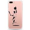 CrazyLemon per iPhone 7 Plus / 8 Plus Custodia, TPU Sottile in Gel di Silicone Pelle Modello 3D in TPU Custodia Protettiva per iPhone 7 Plus/iPhone 8 Plus - Gioca a Tennis