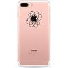 CrazyLemon per iPhone 7 Plus / 8 Plus Custodia, TPU Sottile in Gel di Silicone Pelle Modello 3D in TPU Custodia Protettiva per iPhone 7 Plus/iPhone 8 Plus - Galassia