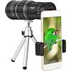 LIbgiubhy Monocoli 16x52 Monoculari con visione notturna Kid Bird Watching Monoculari impermeabili con BAK-4 Scope