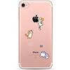 CrazyLemon per iPhone 6S Plus / 6 Plus Custodia, Custodia Protettiva in TPU Ibrido Flessibile Trasparente in Gel di TPU per iPhone 6 Plus / 6S Plus - Gattino