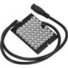 Generic Lampada Ausiliaria per Telecamera a Infrarossi, Lavagna Luminosa per Telecamera da 940 Nm Ad Alta Potenza 48 LED Neri Discreti DC12V Multiuso per Uso Interno Domestico
