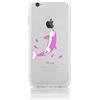 CrazyLemon per iPhone 6 6s Custodia, CrazyLemon Custodia protettiva trasparente in TPU ultra sottile con design colorato trasparente morbido per iPhone 6 6S da 4,7 pollici - Delfino