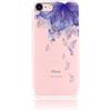 CrazyLemon per iPhone 6 6s Custodia, Custodia Protettiva Trasparente in TPU Ultra Sottile con Design colorato Trasparente Morbido per iPhone 6 6S da 4,7 Pollici - Fiore Viola