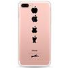 CrazyLemon per iPhone 7 Plus / 8 Plus Custodia, TPU Sottile in Gel di Silicone Pelle Modello 3D in TPU Custodia Protettiva per iPhone 7 Plus/iPhone 8 Plus - Mangia Frutta