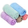 Granvoo Set di Asciugamani, 5 Pezzi Asciugamani Bambini Colorati, 30 X 30 cm, Asciugamani in Pile di Corallo, Asciugamani per Il Viso per Bambini, Asciugamani per Mani, Viso e Doccia