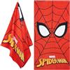 Disney Stitch Asciugamani Bambini Cotone Asciugamano Bagno Assorbente Telo Doccia Teli Mare Asciugatura Rapida 140x70cm Accessori Viaggio (Rossa Spiderman)