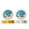 BENECREAT 60m 0.5mm Filo di Rame Filo Metallico Filo Gioielli per Artigianale Oro e Argento Calibro 24, 30m / Rotolo, 2 Rotoli