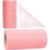 AmaCasa Runner da tavola rosa antico (15 cm x 20 m), nastro in tessuto non tessuto di alta qualità per eleganti decorazioni da tavola per matrimoni, compleanni e occasioni speciali