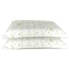 l&j Coppia Federe Trapuntate Aloe Vera con Cerniera a Zip Antiacaro Misura 50x80 cm Morbido Per un Ottimo Riposo 100% Poliestere n 2 Federe Per Cuscini Guanciali Letto Igenico e Resistente Lavabile