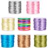 PH PandaHall PandaHall - 8 rotoli di filo di nylon satinato da 2 mm, per nodi cinesi, macramè, artigianato fai da te, braccialetti dell'amicizia, gioielli