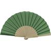 MAPIMANIA - Ventaglio Legno Pieghevole in Tessuto Color Verde, Ventagli Matrimonio Personalizzati, Ventaglio Giapponese Resistente, Gadget Cerimonia