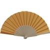 MAPIMANIA - Ventaglio Legno Pieghevole in Tessuto Color Arancione, Ventagli Matrimonio Personalizzati, Ventaglio Giapponese Resistente, Gadget Cerimonia