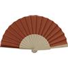 MAPIMANIA - Ventaglio Legno Pieghevole in Tessuto Color Rosso, Ventagli Matrimonio Personalizzati, Ventaglio Giapponese Resistente, Gadget Cerimonia