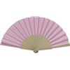 MAPIMANIA - Ventaglio Legno Pieghevole in Tessuto Color Rosa, Ventagli Matrimonio Personalizzati, Ventaglio Giapponese Resistente, Gadget Cerimonia