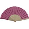 MAPIMANIA - Ventaglio Legno Pieghevole in Tessuto Color Fucsia, Ventagli Matrimonio Personalizzati, Ventaglio Giapponese Resistente, Gadget Cerimonia