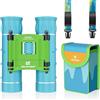QUNSE 10x25 Binocolo Professionale Bambini Compatto, Binocolo da Teatro Safari Bird Watching,Escursionismo e Campeggio,Marino,Viaggi,Caccia,Campeggio,Concerto