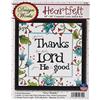 Design Works Tobin Heartfelt Give Thanks Counted Cross Stitch Kit-10X10 14 Count
