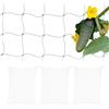 Relaxdays Rete per Piante Rampicanti, 4 Sostegni per Pomodori e Cetrioli Orto, Supporto 180x270 cm, Maglie 10cm, Verde