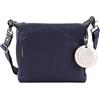 Mandarina Duck Mellow Leather P10FZT52, Borsa A Tracolla Donna, Blu (Dress Blue), 26x24x10 (L x H x W)