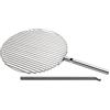 höfats - griglia Triple Grill 55 - trasforma Il focolare Triple in griglia - Regolabile in Altezza e orientabile - in Acciaio Inox - Rotondo - Accessori per Il focolare Triple