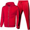 pvucpot Tuta Uomo Completa Offerte Cotone Palestra Sport Tute da Ginnastica Felpa con Cappuccio e Pantalone Due Pezzi Suit Tracksuit Tuta Felpata Leggero Invernale Tuta Sportiva Tuta Completa