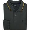 Coveri Maglia a Polo da Uomo Caldo Cotone Jersey Manica Lunga Taglie Forti 3XL 4X 5X 6X (IT, Testo, 3XL, Regular, Regular, Grigio)