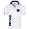 JNLACYF Polo da Uomo a Maniche Corte per Saab Golf Tennis T-Shirt Polo Casual T-Shirt Sportive T-Shirt Morbida Poloshirt Adolescenti- White 1||M