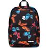 Invicta Zaino Scuola Carlson Fantasy, Nero, Mono Scomparto Con Tasca Porta PC o Tablet e Tasca Porta Borraccia, Per Superiori, Università e Viaggio, Ragazza Donna