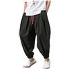 Generico Pantaloni da Uomo Pantaloni Casual Pantaloni semplici in Lino Moda Pantaloni in Corda Pantaloni Yoga Uomo Pantaloni Lavoro Uomo Estivo