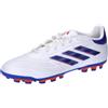 adidas Copa Pure League Football Boots Artificial Grass, Scarpe da Calcio in Erba Unisex-Adulto, Cloud White/Lucid Blue/Solar Red, 39 1/3 EU