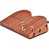 Ortega Guitars Digital Stomp Box - Pedale Effetto e Looper Digitale - 16 Sample di Batteria e Percussioni - Alimentatore Incluso - Legno di Mogano, Natural (QUANTUMloop)