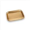 VIRSUS Vassoi per Pasticceria in Cartone Colore ORO, (Misura 3) 23,5x17 cm, Navetta Monouso per Dolci, Pasticcini, Rustici, Torte, 1CF x 20Pz (20)
