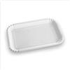 VIRSUS Vassoi per Pasticceria in Cartone POLITENATA BIANCO, (Misura 7) 34,5x26,5 cm, Navetta Monouso per Dolci, Pasticcini, Rustici, Torte, 1CF x 10Pz (10)