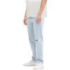 TOM TAILOR Denim 1036262 Jeans Loose Fit, 10117 - Used Bleached Blue Denim, 32W x 32L Uomo
